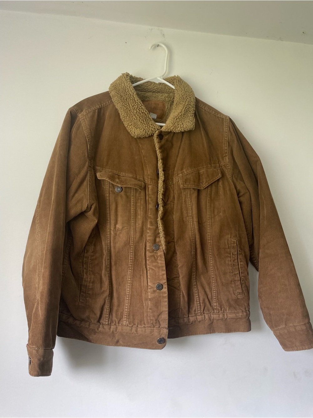 Old Navy Brown Corduroy Sherpa Collar Jacket